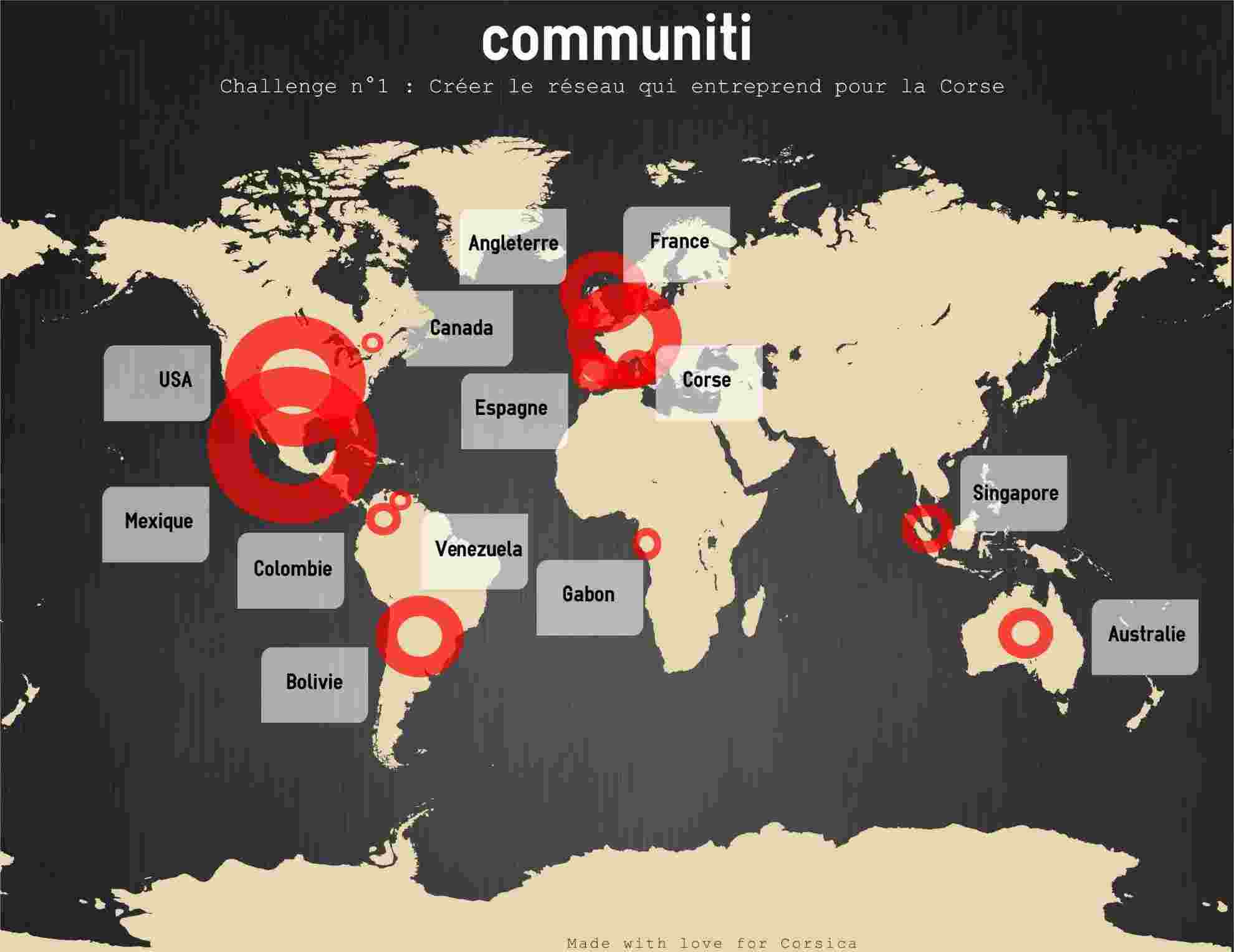 Communiti le reseau profesionnel des corses dans le monde